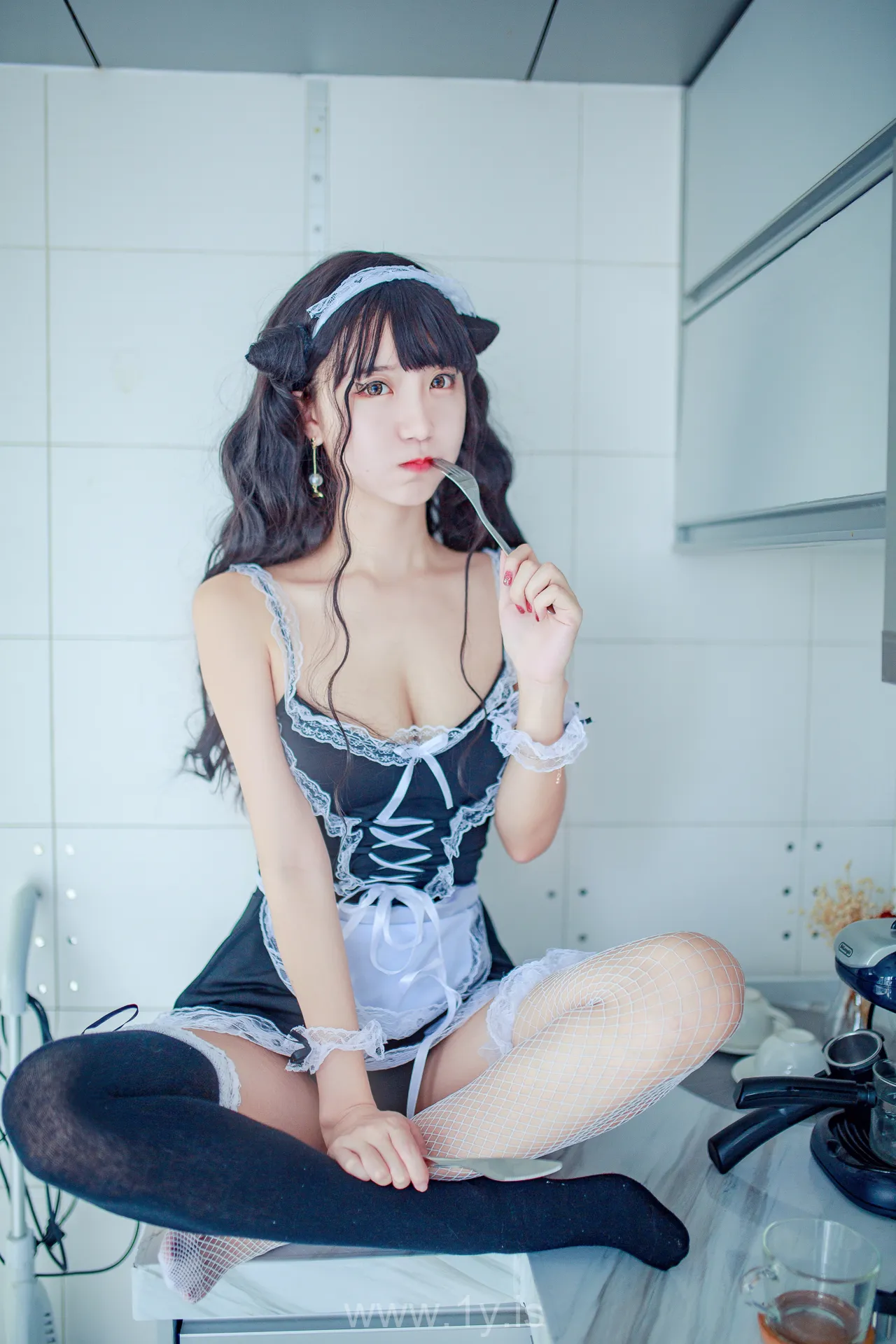 Coser@黑川 NO.028 Pretty Chinese Cutie 小恶魔女仆装